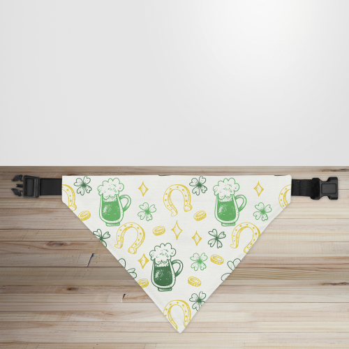 Beer, Horseshoes & Gold - St Patrick's Day Dog/Puppy Bandana