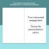 Personalized Grandson Christmas Card: Custom Name, Festive Xmas Card - Blank inside - Regular - Matte