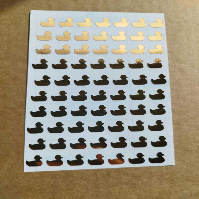 Rubber Duck Golden Stickers - 2