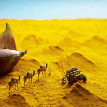 Spice Route 150mm Square Greetings Card by Akiko Ida and Pierre Javelle