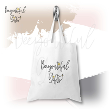 Photo Upload Gift - White Tote Bag