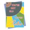 You're not old you're retro, a fun vinyl themed birthday card with a gorgeous printed envelope - 12 x 17cm and blank inside - made in the UK