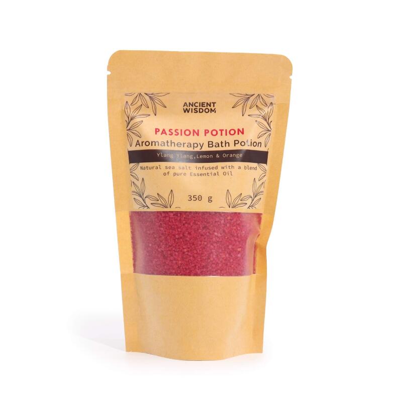 Aromatherapy Bath Potion in Kraft Bag 350g – Passion