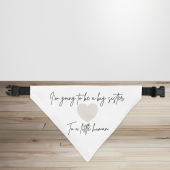 Pregnancy Announcement Dog/Puppy Bandana