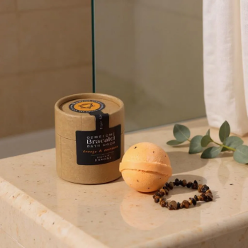 Tiger Eye Gem Bracelet Bath Bomb