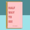 Funny 25th Birthday Card - For Him or For Her - Turning 25 years old - Personalised if needed - Gift Ideas - Cheeky Greetings Card - Blank inside - Large