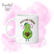 Mother's Day Ceramic Mug - Cartoon Mama-cado