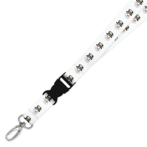 Double Breakaway Lanyard - Snowman