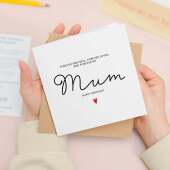Mum Birthday Card For Her, Forever Loved Mum Birthday Card, Birthday Gift For Mum, Mum Birthday Gift, From Child