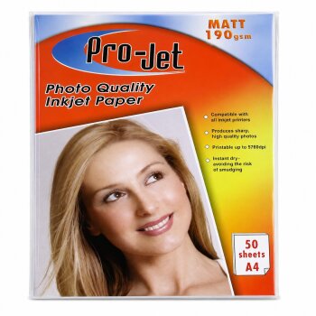 Projet A4 190gsm Single Sided Matte