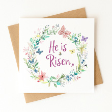 Easter Card - He Is Risen - Standard Smooth Card
