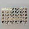 100 Champagne Flute Stickers for Weddings or Celebrations