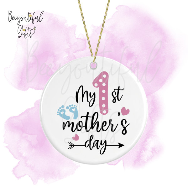 Ceramic Hanging Decoration - My 1st Mother's Day