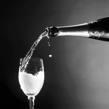 Pouring champagne