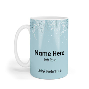 Personalised Ceramic Mug - Winter Sprigs