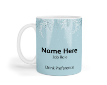 Personalised Ceramic Mug - Winter Sprigs