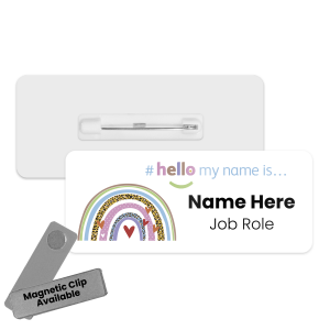 Name Badge - Boho Rainbows Hello My Name is... - Boho Rainbow 2