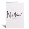 Postcard Prints - Nineteen Year Anniversary Card For Husband 19 Year Anniversary Card Boyfriend or Girlfriend Wedding Anniversary Card For Wife - Default Title