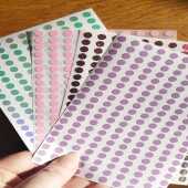 6mm Dot Circle Stickers 200 stickers per sheet