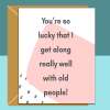 Funny Birthday Card - Personalised inside - For Him or Her - Ideal For 28th, 29th, 30th, 35th, 40th, 50th 60th - Blank inside - Regular - Matte