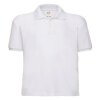 Branded Fruit of the Loom 65/35 POLO - White