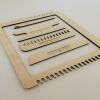 Weaving Loom Frame With Tools Included / Frame Weave / Tapestry / Beginners Tool / Craft Supplies / Starter Kit - 130 x 140mm