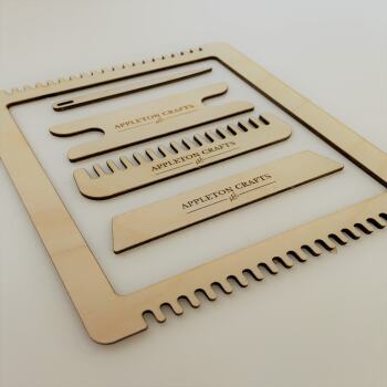 Weaving Loom Frame With Tools Included / Frame Weave / Tapestry / Beginners Tool / Craft Supplies / Starter Kit