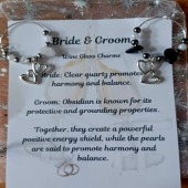 Wedding Anniversary Wine Glass Charms
