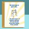 Funny 36th Birthday Card - Personalised inside if required - For Him or For Her, brother, sister, friend - Cheeky Card for 36 year old. - Blank inside - Regular - Matte