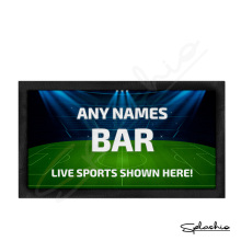 Personalised Bar Runner - Football Themed