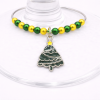 Handmade Wine Glass Charm - Christmas Tree