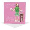 Funny Tea Lover Birthday Card for Her - Perfect Cuppa - Polymer Clay Art by Erica Sturla UK
