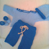 Knitted 4 Piece Outfit for a Baby Boy - 0 - 3 mths - Chest 16 ins - £20.00