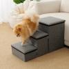 Foldable Pet Stairs with Cozy Condo, Storage & Scratcher 🐾