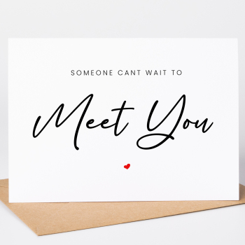 Pregnancy announcement cards Someone Can't Wait To Meet You
