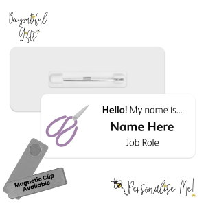 Name Badge - Bright Craft Supplies - Scissors