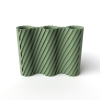 The Bora Triple Vase - Black
