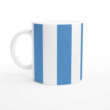 Seaside Blue And White Deckchair Mug