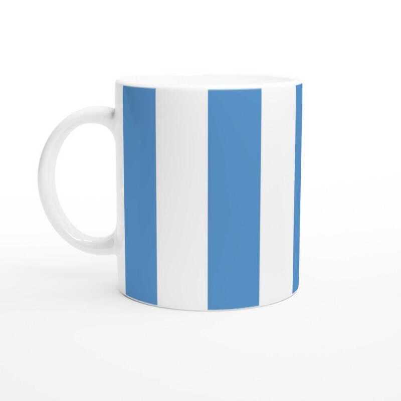 Seaside Blue And White Deckchair Mug