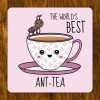 Funny Auntie Coaster: Novelty Ant-Tea Gift