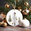 Personalised Christmas Tree Decoration, Family Christmas Ornament, Sign Post Decoration, Christmas Bauble, Family And Pet Decoration - RED
