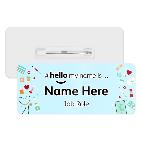 #hello my name is... Name Badge - Medical Edges