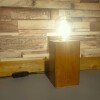 Buy2get3rd free - Large - Rustic Industrial Lamp Inset - Reclaimed Wood - Quirky Square Rectangle - Desk Lamp Table Lamp - Bedside Lamp - Man/She Cave - Handmade