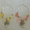 Set of 6 Wine Glass Tree of Life Charms