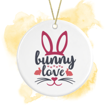 Easter Ceramic Decoration - Bunny Love