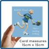 Padel Birthday Card for Him - Padelista Prince Card - Polymer Clay Art by Erica Sturla - Padel UK