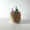 The Olas Pen Holder | Desk Organizer and Pencil Cup Holder - Matte Dark Green