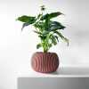 The Surno Planter Pot with Drainage Tray & Stand Included - Matte Dark Green - 3"