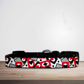 Valentine's Day Playing Cards Dog/Puppy Collar