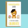 Nursery Graduation Card Personalised for Son, Daughter, Nephew, Niece, Grandson, Granddaughter - Pre-School Graduate - Regular - Blank
